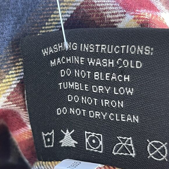 Burks Bay Mens Jacket Extra Large XL Brown Full Zip NRA Plaid Lined Workwear - Picture 9 of 14